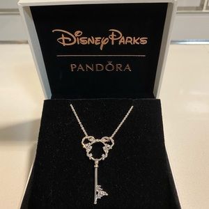 Pandora Silver Key Necklace